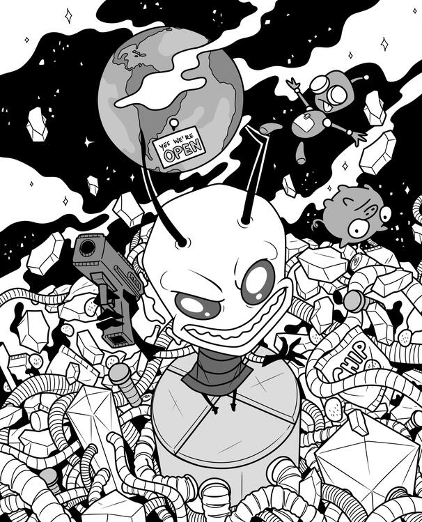 invasor-zim-fanart invasor-zim-fanart